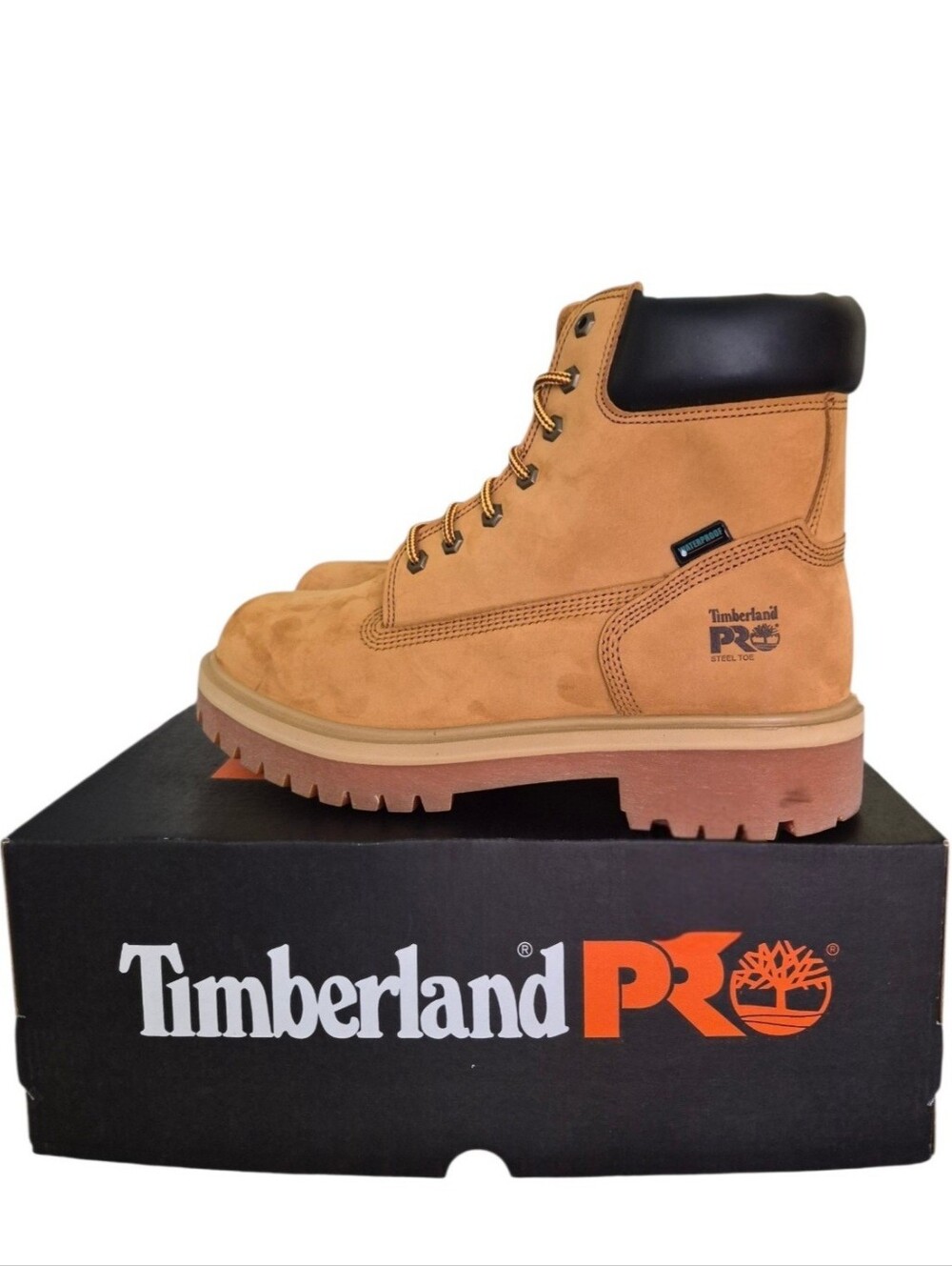 Timberland Pro Direct Attach 6" Steel Toe Work Boots Wheat NIB Size 10.5